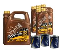 11L PEMCO iDRIVE 330 5W-30 Olio Motore API SL ACEA A3/B3 ILSAC GF-5 Motor Flush