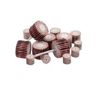 11p ruote lamellari 3mm, lucidatura metalli | Set di testine di smerigliatura multi-grana, finitura difficile da raggiungere con utensile rotante(120 grit,15mm)
