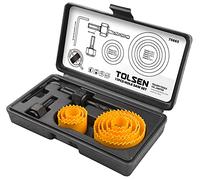 KIT FRESE A TAZZA 11 PZ. mm.19-64 PER LEGNO PLASTICA CARTONGESSO TOLSEN 75865