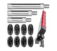 11Pc Multifunctional Angles Grinder Shafts Extension Set 5/8" 11 Thread Includes Adjustable Pin Wrench and Flange Nut Angle Grinder Extension