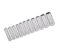 11Pcs Esagonale Bussola Chiave Testa Esagonale Manica Lunga Manicotto per Cricchetto Accessori di Riparazione Auto Set di Riparazione Automotive