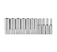 11Pcs Esagonale Socket Chiave A Bussola Testa Chiave A Bussola Manica Esagonale Manica Lunga per Cricchetto Accessori Riparazione Auto Manutenzione Utente Domestico