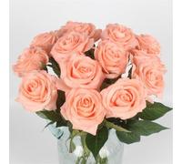 11pcs Fiore Artificiale Rosa Floreale Casa/Albergo/Matrimonio/Addobbi Nuovo