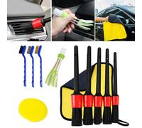 11Pcs Multi-Funzione Morbido Detailing Auto Spazzola Kit for Rimozione Polvere /