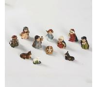 11pcs Statuette di Natale Natività Baby Manger Miniatures Decorazione Della