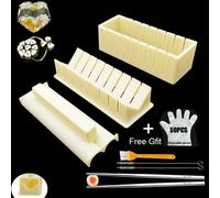 11pcs Sushi Maker Kit Giapponese Riso Palla Rotolo Multifunzione Making Stampo