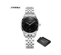 (11S9842L01) SINOBI Orologi da uomo eleganti, modelli da coppia, movimento al quarzo, dal Giappone,