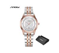 (11S9842L02) SINOBI Orologi da uomo eleganti, modelli da coppia, movimento al quarzo, dal Giappone,