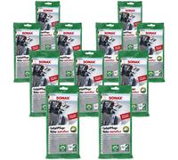 11x SONAX Panni Per La Cura Del Cruscotto Effetto Opaco Interni Panni Umidi