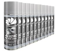 11x SPRAY ZINCO ALLUMINIO PER METALLO 400ml PRIMER CARROZZERIA ANTIRUGGINE AS...