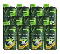 11X1 Litri FANFARO M-2T API TC JASO FB ISO L-EGB Olio Motore Su Minerale