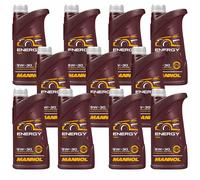 11x1 Litro Mannol Energia 5W-30 olio motore 7511 Api Sn / CH-4 Acea A3/B4
