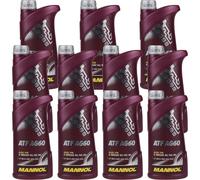 11x1 Litro Originale MANNOL Fluido per Cambio Automatico Atf AG60 Öll Gear Oil