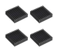 11x40x40mm Nero Alluminio Dissipatore Cuscinetto Dispositivo Raffreddamento 4pz