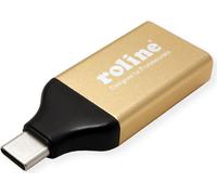 12.03.3231, USB tipo C, HDMI, nero, oro NEW