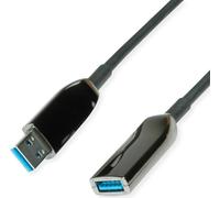 12.04.1076, 15 m, USB A, USB A, USB 3.2 Gen 1 3.1 Gen 1 , 5000 Mbit, nero NEW