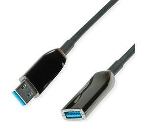 12.04.1076, 15 m, USB A, USB A, USB 3.2 Gen 1 3.1 Gen 1 , 5000 Mbit, nero NEW
