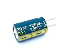 12~100pcs/lot 400V 120UF high frequency low impedance 400V120UF aluminum electrolytic capacitor size 18 * 30 20% NWPNLXEA(30pcs)