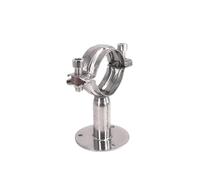 12-108 mm 3/4 "-4" staffa per tubo morsetto 38 mm clip di supporto con piastra di base in acciaio inox 304 per la produzione di birra L = 50 mm raccordo per tubi (adatto a OD 102-108 mm)