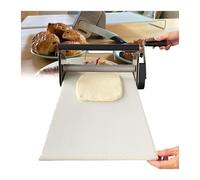 12/15" Macchina manuale pieghevole in acciaio inossidabile per la lavorazione della pasta, regolabile in spessore, tavolo di lavoro ideale per preparare la pasta sfoglia in pasticceria (Rs201)