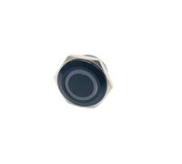 12/16/19/22/25/30mm interruttore a pulsante in metallo ultra corto micro viaggio sottile ossido nero 3V 6V 12V 24V momentaneo autoripristinante