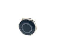 12/16/19/22/25/30mm interruttore a pulsante in metallo ultra corto micro viaggio sottile ossido nero 3V 6V 12V 24V momentaneo autoripristinante