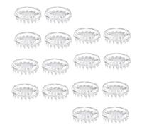 12/16Pcs Confortevole Touch Carpet Protector Clear Caster Cup Chair Leg Covers Per Divani Tavoli Tavoli