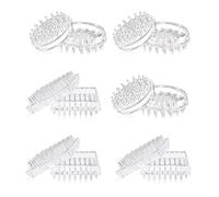 12/16Pcs Confortevole Touch Carpet Protector Clear Caster Cup Chair Leg Covers Per Divani Tavoli Tavoli