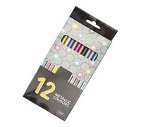 12/18/24 matite da disegno a colori facili da colorare set di matite colorate metallizzate matite acquerellabili per disegno e schizzo set di matite colorate metallizzate per schizzi