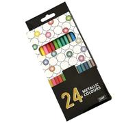 12/18/24 matite da disegno a colori facili da colorare set di matite colorate metallizzate matite acquerellabili per disegno e schizzo set di matite colorate metallizzate per schizzi