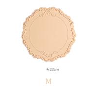 12/23cm Motivo Floreale Olio Resistente Al Calore Tovaglietta Antiscivolo Per