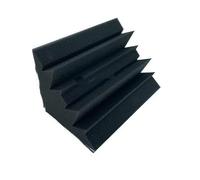 12/24 pezzi 12x12x24 cm trappola per bassi pannello acustico in schiuma per pareti in schiuma nera pannello in schiuma isolante insonorizzante studio angolo schiuma-24 pezzi