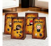 12/24 pezzi Sacchetti regalo per festa a tema Harry Potter, piccoli sacchetti per omaggi, decorazioni per festa, ottimi regali per le vacanze per gli amici, decorazioni per l'atmosfera della festa, pe