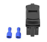 12 24 V 5 V Presa del caricabatterie Dual USB con display LED voltmetro ideale per lo smartphone e il tablet di motociclisti realizzati con materiale ABS premium Alte temperatura