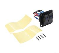 12 24 V Auto Marine Pannello Interruttore con Indicatore Blu Adatto per Fari Fari Nebbia Controllo e Dispositivo Esterno Alimentazione Impermeabile Design