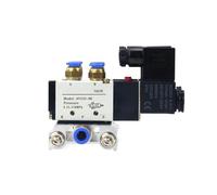 12/24 V CC 110/220 V CA Multi Opzione 4V210-08 Blocco Elettrovalvola Pneumatica con Base di Raccordo Silenziatore Collettore 2/3/4/6 Vie(6 Row 12mm fitting,DC24V)