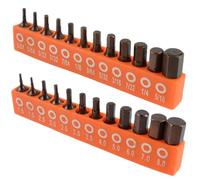 12/24Pcs 25mm Cacciavite Bit 1/4 Pollice Esagonale Shank Elettrico Cacciavite Set Riparazione Strumento Manuale con Rack di Stoccaggio Cacciavite Esagonale