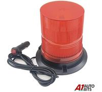 12/24V 80 LED XL 17cm Rotante Lampeggiante Ambra Faro Camion Van Trattore Pala