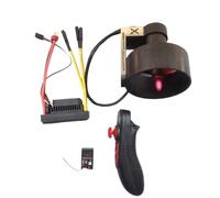 12-24V Single Underwater Brushless Thruster (5kg Thrust) with 6-CH Remote, 70A ESC Included for Unmanned Boat/Kayak(XT60 plug-left CCW)