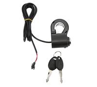 12/26/36/48V Kit di Blocco del Pollice di Scooter elettrici universali con Interruttore Manubrio Electric Bike Lock Lock Sostituzione