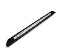 12-28VDC RV LED Tenda da sole Portico Luce Impermeabile Camper Caravan Lampade da parete for interni Barra luminosa Camper Van Camper Lampada esterna(Noir)