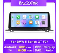 12.3" 64GB Android 14 Autoradio GPS Navi CarPlay 4G Wifi For BMW X5 E70 X6 E71