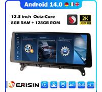 12.3" 8+128GB Android 14 Autoradio Carplay GPS WIFI Radio BMW X3 F25 X4 F26 CIC