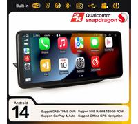 12,3" 8+128GB Android 14 Navi CarPlay DAB+ Autoradio Mercedes BENZ B-Classe W246