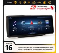 12,3" 8+128GB Android 16 Autoradio CarPlay Navi Mercedes W246 2013-2015