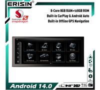 12.3" 8-Core 128GB Android 14 Autoradio GPS CarPlay Wifi per Audi A4 A5 B8 S4 S5