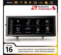 12,3" 8 Core 128GB Android 16 CarPlay Autoradio GPS Navi 4G Per Audi A4/A5/S4/S5