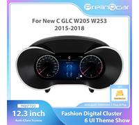 12.3 LCD Cruscotto Digitale Cluster Per Mercedes Benz C/GLC W205/W253 2015-2018 Anni Auto Strumento Paneel Cockpit Speedme Black