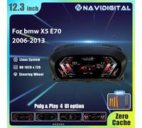 12.3 "Linux Auto LCD Cruscotto Per BMW X5 E70 X6 E71 2006-2013 CCC CIC Strumento Cluster Pannello Virtual CockPit Tachimetro