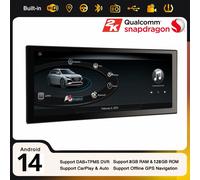 12,3" Octa-Core 8GB+128GB Android 14 DAB+ CarPlay Autoradio GPS WiFi Per Audi Q5